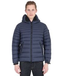 Ai Riders On The Storm | Blue Zip-up Nylon Micro Ripstop Down Jacket for Men | Lyst