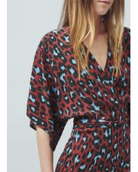 Animal print dress - Woman | MANGO United Kingdom