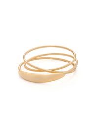 Trina Turk | Metallic Metal Upper Arm Bangle | Lyst