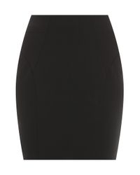 T By Alexander Wang | Black Stretch Tech Pencil Skirt | Lyst