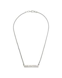Lulu Frost - Metallic George Frost Victory Morse Pendant - Lyst