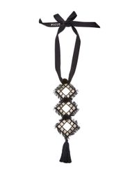 Figue | Black Lunette Necklace | Lyst