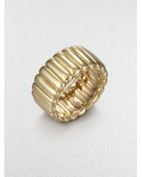 John Hardy | Metallic Ribbed Ring | Lyst