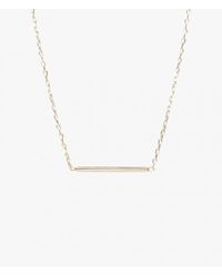 Gjenmi | Metallic Staple Bar Necklace | Lyst