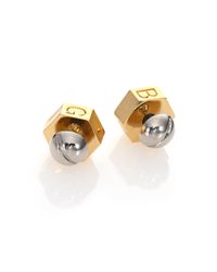 Giles & Brother | Metallic Nut & Bolt Earrings | Lyst