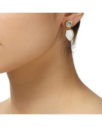 Monica Vinader | White Atlantis Cocktail Earrings | Lyst