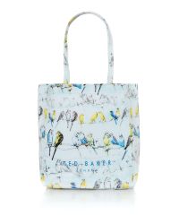 ted baker blue tote bag