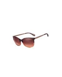 Diane von Furstenberg | Brown Demi Studded Cat Eye Sunglasses | Lyst