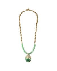 Lulu Frost | Green Pond Medallion Beaded Long Necklace | Lyst