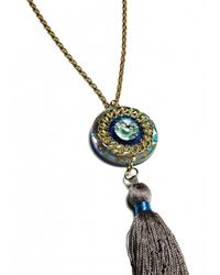 Matthew Williamson | Blue Jewelled Pendant Necklace | Lyst