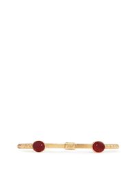 Ela Stone | Red 'simone' Oval Stone Stud Cuff | Lyst