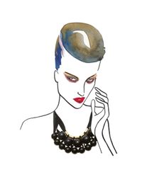 Temps Des Reves - Black Chandelier Scarf - Lyst