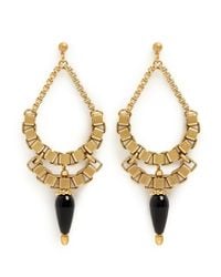 Ela Stone | Metallic Michelle Chain Drop Earrings | Lyst