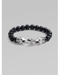 Stephen Webster | Metallic Black Onyx & Sterling Silver Bracelet for Men | Lyst