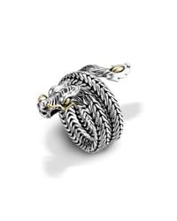 John Hardy | Metallic Dragon Coil Ring | Lyst