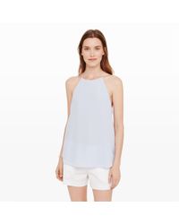 Club Monaco | Blue Albin Silk Camisole | Lyst