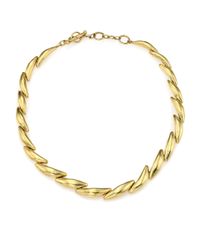 Vaubel | Metallic Curved Link Collar Necklace | Lyst
