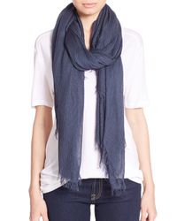 Rag & Bone | Blue Buckley Modal Scarf | Lyst