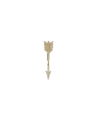 Anita Ko - Yellow Single Arrow Earring - Lyst