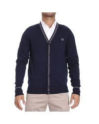 Fred Perry | Blue Sweater for Men | Lyst