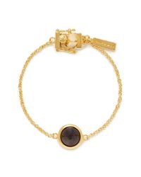 Eddie Borgo | Metallic Blue Sand Stone Cone Stud Bracelet | Lyst