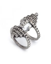 Lulu Frost | Metallic Crystaline Ring | Lyst