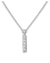 KC Designs | Metallic Diamond & 14k White Gold Pavé Disc Pendant Necklace | Lyst