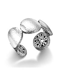 John Hardy | Metallic Hammered Cuff | Lyst