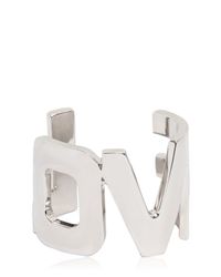 Givenchy | Metallic Love Cuff Bracelet | Lyst