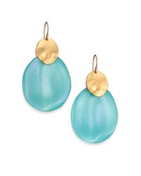 Alexis Bittar | Metallic Lucite Liquid Chip Drop Earrings | Lyst