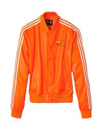 adidas Originals x Pharrell Williams Satin Superstar Track Jacket Green adidas Originals x Pharrell Williams Satin Superstar Track Jacket Green