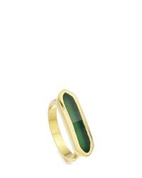 Monica Vinader | Green Baja Ring | Lyst