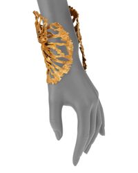 Alexander McQueen | Metallic Wrap Bracelet | Lyst