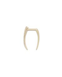 J.Crew | Metallic Gabriella Artigas 14k Gold Infinite Pavé Tusk Earring | Lyst