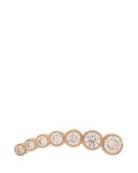 Sophie Bille Brahe | Metallic Small Diamond Croissant Earring | Lyst