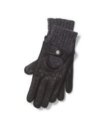 Polo Ralph Lauren | Black Deerskin Driving Gloves | Lyst
