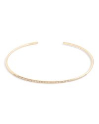 J.Crew | Metallic Gabriela Artigas 14k Gold Subtle Cuff Bracelet With White Diamonds | Lyst