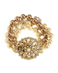 Brooks Brothers Metallic Torsade Bracelet