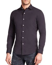 Polo Ralph Lauren | Blue Slim-fit Twill Estate Sportshirt for Men | Lyst