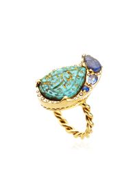 Sylvie Corbelin | Blue One Of A Kind Turquoise and Sapphire Ring | Lyst