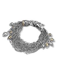 John Hardy | Metallic Naga Multi Row Bracelet | Lyst