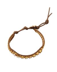 Chan Luu | Brown Single Leather Wrap Bracelet | Lyst