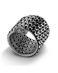John Hardy | Multi-Row Bracelet With Black Enamel | Lyst