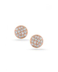 Dana Rebecca | Metallic Lauren Joy Mini Earring In Rose Gold | Lyst