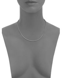 Konstantino | Metallic Sterling Silver Woven Necklace Chain/18 | Lyst