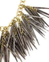 Ashley Pittman - Metallic Kura Necklace in Grey Bone - Lyst
