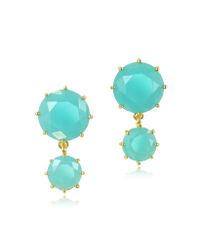 Les Nereides - Blue La Diamantine Turquoise Drop Earrings - Lyst