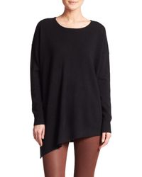 Saks Fifth Avenue | Black Cashmere Crewneck Pullover | Lyst