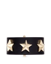 Givenchy | Metallic Star Stud Leather Bracelet | Lyst