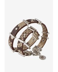 French Connection | Multicolor Leather Wrap Bracelet | Lyst